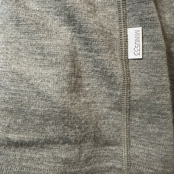 Minus 33 Granite Green Expedition Wilderness Wool Vest Full-zip Mockneck - Picture 11 of 11